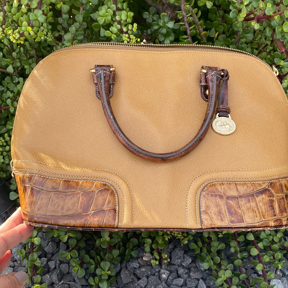 Slightly used for special occasions Brahmin Bag.. Measures 91/2 by 14 inches